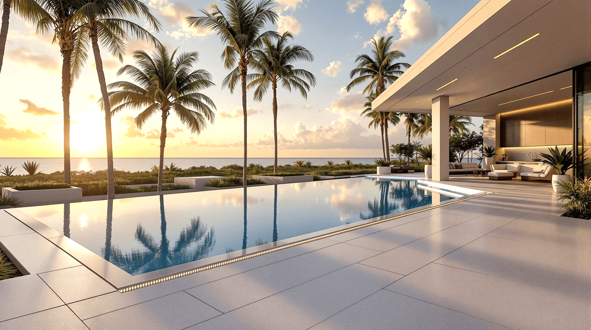 Lauderhill FL Concrete Concrete Pool Decks in Lauderhill - concrete pool coping